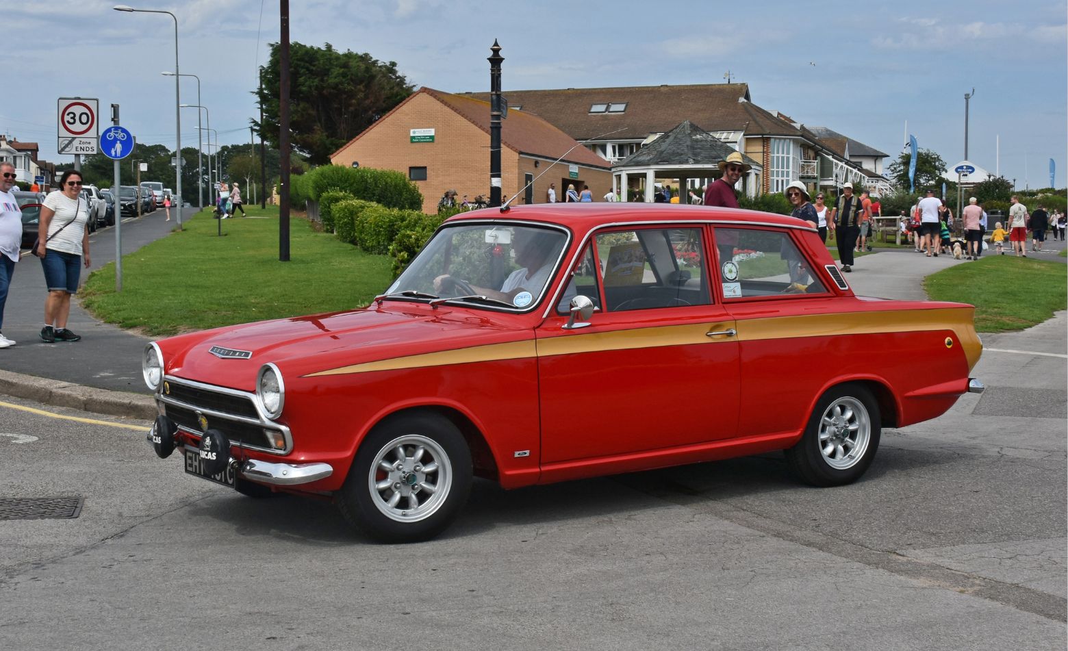 Ford Cortina Red Car